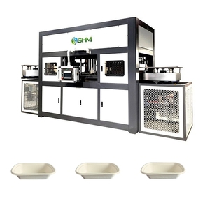 Machine de fabrication d'assiettes en papier biodégradable, équipement de formage et de pressage à chaud de <span class=keywords><strong>vaisselle</strong></span> en pulpe - Product Image 1