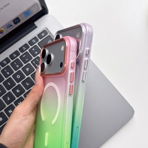 Funda Magnética Degradada Mate al por Mayor para iPhone 17 15 16 Pro Max 17 Air, Carga Inalámbrica, Delgada, Antigolpes, Carcasa Rígida - Product Image 3