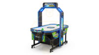 Machine d'arcade de hockey aérien multijoueur, jeu de hockey de table commercial à monnayeur avec éclairage LED interactif Funbear FBX-001