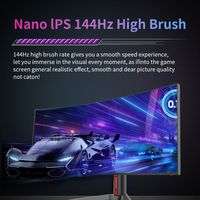 Monitor curvo 4K HDR 21:9 de 38 pulgadas para juegos de PC con interfaz HD de Resolución de frecuencia de actualización de 144Hz para jugadores