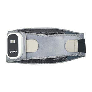 Rechargeable Heated <b>Vibration</b> Waist Belt Back Pain Relief Body Care Waist Massager Lumbar Massager - Product Image 1