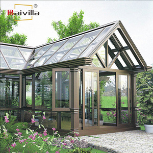 <span class=keywords><strong>Solarium</strong></span> moderne autoportant en aluminium et verre, imperméable, anti-UV, pour hiver, cour et parc, anti-corrosion, haute performance - Product Image 4