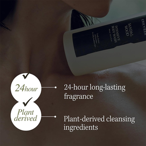 Gel doccia <span class=keywords><strong>sandalo</strong></span> legno con olio di camelia nutriente idratante per il corpo rinfrescante per la cura della pelle per la cura della pelle sensibile secca - Product Image 4