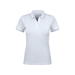 La mejor calidad, transpirable, informal, último diseño, venta al por mayor, camisa de manga corta para mujer, logotipo personalizado, embalaje compatible - Product Image 2