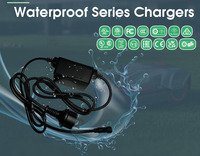 Cargador de Batería de Litio LiFePO4 de 12V 24V 36V 48V DC/AC 50W Personalizado, con Protección OTP/OVP/OCP, Impermeable IP67, para Uso en Exteriores
