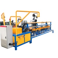 Machine à clôtures à mailles losangées haute vitesse avec commande PLC et moteur de 5,5 kW pour la construction