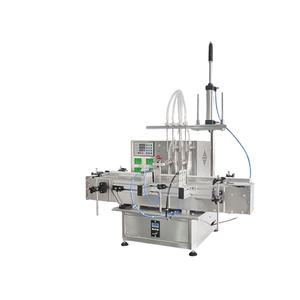 Machines de remplissage automatiques à 4 têtes pour sauce chili, pâte, shampoing, savon, bouteilles en plastique, jus d'orange, miel, parfum - Product Image 1