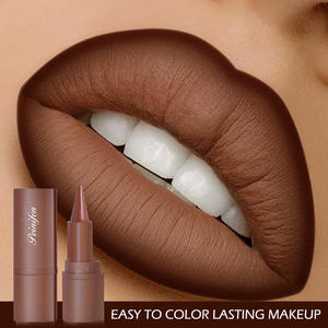 <span class=keywords><strong>Crayon</strong></span> à lèvres pointu OMG, fini mat, longue tenue, rouge à lèvres <span class=keywords><strong>chocolat</strong></span>, taille standard, fabriqué à Guangzhou - Product Image 2