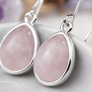 Orecchini bohémien rosa a goccia d'acqua, stile minimalista, gioielli alla moda da indossare tutti i giorni per le donne - Product Image 3