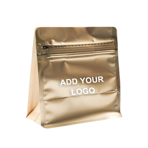 Bolsas para Granos de Café Turco de 1 Libra, Sellado de Ocho Lados, Cierre de Cremallera con Válvula y Logotipo Impreso Personalizado, Empaque de Grado Alimenticio - Product Image 2