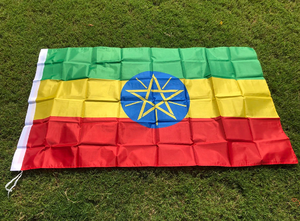 Banderas de Todos los Países, Banderas de 3x5, Pancartas Publicitarias, Banderas Personalizadas de Etiopía - Product Image 2