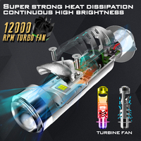 Nuevo modelo M01 H4 BA20D P15D 27W 2700LM 6500K Modelo popular CST Canbus Play and Plug Impermeable IP67