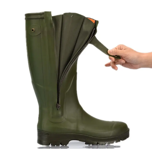 High Rubber Content Boot Mens Rubber Safety Working Boot Men Rain Boots for Industrial