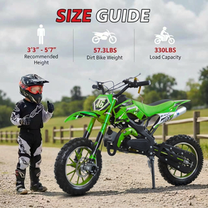 ABD Deposu Yaztor 49cc Çocuklar İçin Çekmeli Marşlı 2 Zamanlı Benzinli Motorlu 25MPH Hızında 8-13 Yaş Erkek Çocuklar İçin Arazi Motoru Minimum Sipariş Adedi Yok - Product Image 2