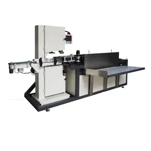 Automatic band saw toilet paper roll cutting machine
