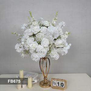 DKB - Bola de Flores de Rosa Artificial Realista al por Mayor, Centro de Mesa para Bodas, Decoración Hecha a Mano de Larga Duración - Product Image 2
