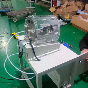 Custom-Made Stainless Steel <strong>Vibration</strong> Drum <strong>Feeder</strong> with Motor &amp; PLC Transparent Cover for Feeding &amp; Orientating Materials - Product Image 4