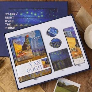 Coffret Cadeau Étudiant 2025 pour École d'Art Créatif – Bloc-notes Peinture à l'Huile Personnalisé avec Impression Sérigraphique Couleur, Boîte Cadeau Promotionnelle - Product Image 4