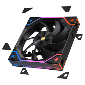 OEM/ODM High Performance 120mm RGB ARGB <strong>Fans</strong> Low Noise 4Pin <strong>Cooling</strong> <strong>Fan</strong> for <strong>Computer</strong> Case Air Heatsink Made Plastic PC Case - Product Image 2