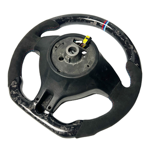 Volant de course en fibre de carbone forgée noire pour BMW E46 Tuning automobile pour BMW E90 E91 E71 E46 E81 E84 E92 Volant personnalisable - Product Image 5