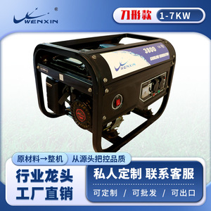 Générateur à essence Wenxin 3kW 220V monophasé triphasé portable pour usage domestique 50/60Hz sous licence marque privée WX-3000C - Product Image 5