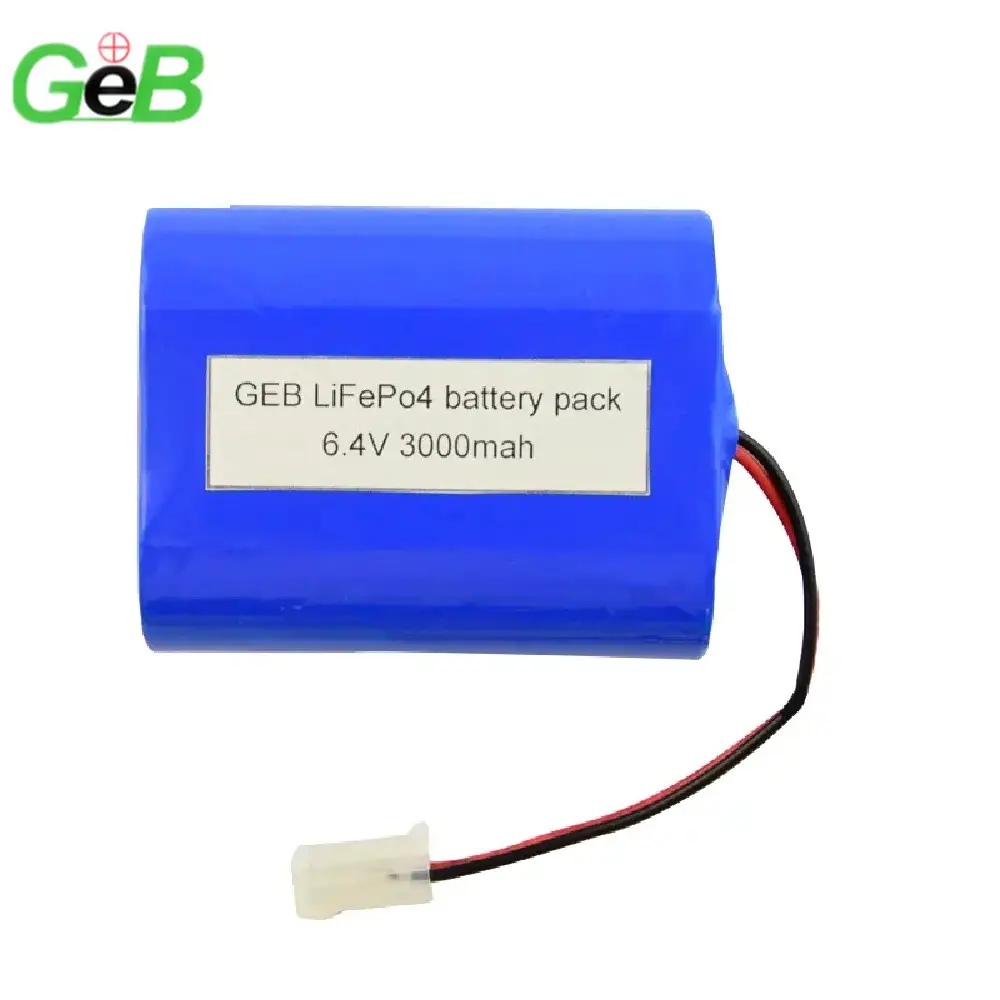 GEB Pin Sạc Li-ion IFR26650 Lifepo4 26650 6.4V 4000MAh 2S1P 3500MAh Cho Robot Thông Minh Pin Lưu Trữ Năng Lượng Mặt Trời