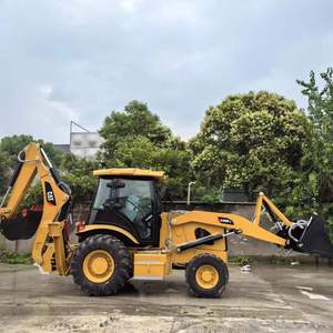 Used <b>CAT</b> 430F II Backhoe Loader <b>Wheel</b> Loader Excavator with Engine & Pump Front Bucket Reverse Digger for Construction - Product Image 1
