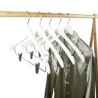 Non Slip Solid Beech Wood Suit Hangers Eco-Friendly Saving Cost-Effective Bulk Pack High Quality Rust Resistant Wardrobe Store