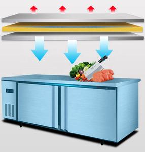 Table de sécurité horizontale de grande capacité de haute qualité Table de travail refroidisseur établi de réfrigération - Product Image 4