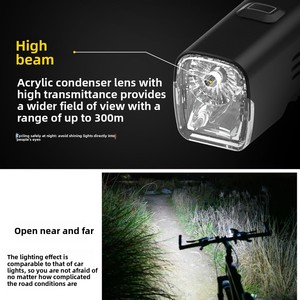 Luz Delantera <span class=keywords><strong>para</strong></span> <span class=keywords><strong>Bicicleta</strong></span> Más Vendida con Batería de Gran Capacidad de 4000 mAh, Ajuste de Cuatro Velocidades, 1000 Lúmenes, Resistente al Agua IPX5 - Product Image 5