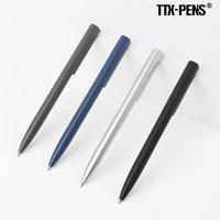 Stylo bille multifonctionnel de luxe rétractable en acier inoxydable, design sportif, 0,5 mm, idéal pour cadeaux promotionnels en gros de haute qualité