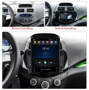 Lecteur DVD de voiture Tesla Android 2.5D DSP pour Chevrolet SPARK 2011-2014 2+32GB GPS BT Stéréo Autoradio Multimédia Audio - Product Image 4