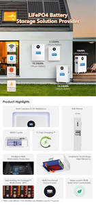 Sistema de batería de módulo apilado doméstico todo en uno ESS 10KWH 20KWH con inversor <span class=keywords><strong>3Kw</strong></span> 7Kw Lifepo4 CAN Communication Garantía de 10 años - Product Image 5