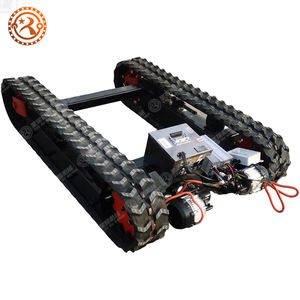 Популярное резиновое гусеничное шасси с гидравлическим приводом, противоскользящее и коррозионностойкое, для тяжелых условий эксплуатации и легкого маневрирования - Product Image 4