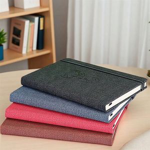 Academic Customizable Diary A5 <b>Dotted</b> Grid Elastic Band PU Leather Hardcover Agenda Spiral Planner Journal <b>Notebook</b> - Product Image 1