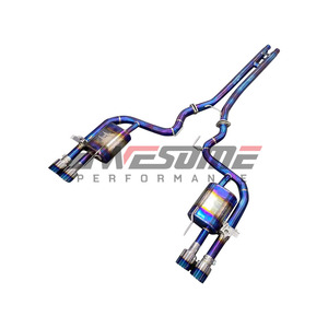 Échappement exceptionnel pour Ford <span class=keywords><strong>Mustang</strong></span> <span class=keywords><strong>GT</strong></span> 5.0L V8, système d'échappement Valvetronic, silencieux en titane, échappement sport à soupapes, épaisseur 1,2 mm, 2 - Product Image 2