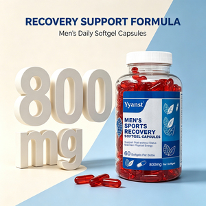 Men's Sports Recovery Softgel Capsules 800mg 60pcs Support Post Workout Status Maintain Physical Energy Private Label OEM - Product Image 5