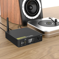 Lavaudio USB DAC Audio HiFi Bluetooth Amplificateurs pour stéréo domestique avec adaptateur audio Bluetooth AptX-LL/HD & LDAC 3.5mm/sortie RCA