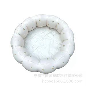Piscina Inflable de PVC con Forma de Pétalo, 90x25 cm, Piscina Infantil para Exteriores, Piscina de Plástico Grueso para Bebés - Product Image 5