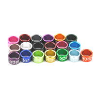 Bagues pour oiseaux de toutes sortes 2mm 3mm 4mm 5mm 6mm 7mm 8mm pour canaris, pigeons et tous les oiseaux