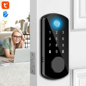 Cerradura electrónica Digital para el hogar, dispositivo de cierre inteligente TT, con huella dactilar biométrico