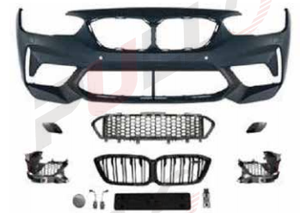 Kit Carrozzeria Paraurti per <span class=keywords><strong>BMW</strong></span> Serie 1 <span class=keywords><strong>F20</strong></span> 2013-2016 Aggiornamento a Stile M2C Gruppo Paraurti Anteriore - Product Image 2