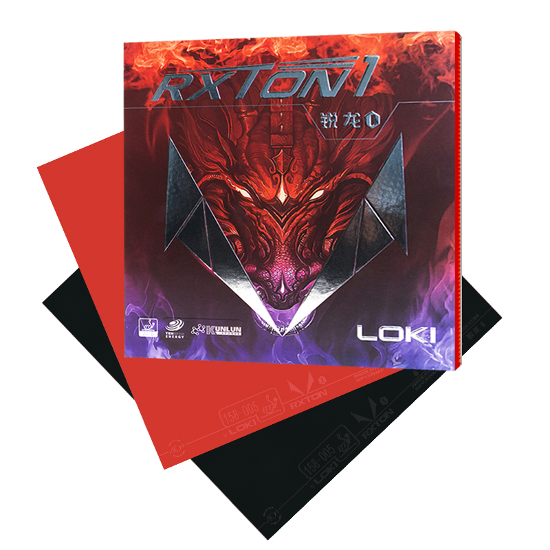 Низкая индивидуальная резина для настольного тенниса Loki Rxton 1, одобренная Kunlun, высокоплотная резиновая летучая мышь для настольного тенниса
