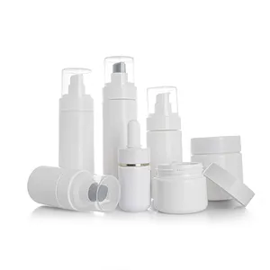 护肤包装白瓶30毫升50毫升80毫升100毫升120毫升化妆品包装环保供应商包装化妆品瓶