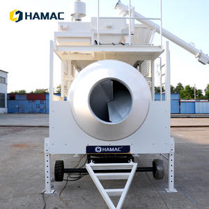 Centrale à béton mobile HAMAC 25m3/h, centrale à béton à tambour pour la construction commerciale - Product Image 4