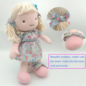Custom Soft Baby Plush Rag <strong>Doll</strong> Cute Girl <strong>Dolls</strong> Stuffed <strong>Doll</strong> Factory Manufacture - Product Image 6