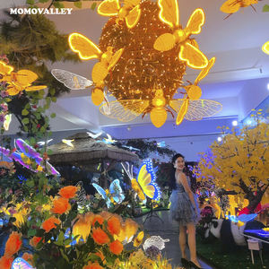 Lumières de Noël LED <span class=keywords><strong>3D</strong></span> <span class=keywords><strong>en</strong></span> forme d'abeille, étanches, pour extérieur, certifiées CE ROHS, pour chemin, cour, décoration de la maison, éclairage extérieur - Product Image 1