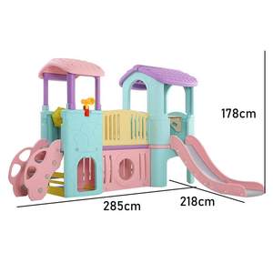 Children's Indoor Playground Equipment Toddler Climber Tunnel Playhouse PE Plastic Slide for Kids Outdoor <strong>Playsets</strong> for <strong>Garden</strong> - Product Image 2