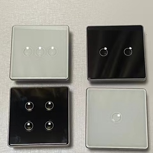 New <span class=keywords><strong>Wifi</strong></span> chuyển lõm cảm ứng Glass Bảng điều chỉnh làm việc với Alexa Google Home tuya điều khiển từ xa thông minh chuyển đổi ánh sáng EU/UK tiêu chuẩn - Product Image 4