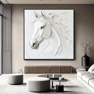 Özel Modern yağlıboya tuval üzerine el-boyalı hayvan duvar dekor için oturma odası otel restoran hayvan resimleri - Product Image 2